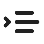 Text Indent Increase SVG Icon